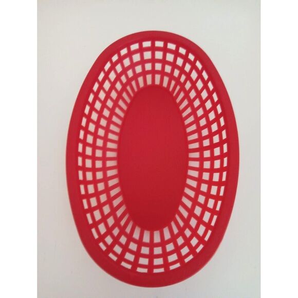 Retro Style Shamrock Industries MPLS, MN Fast Food or Picnic Baskets Set of 6 - Picture 2 of 6